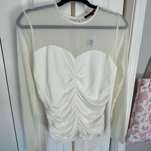 Long sleeve lace t-shirt